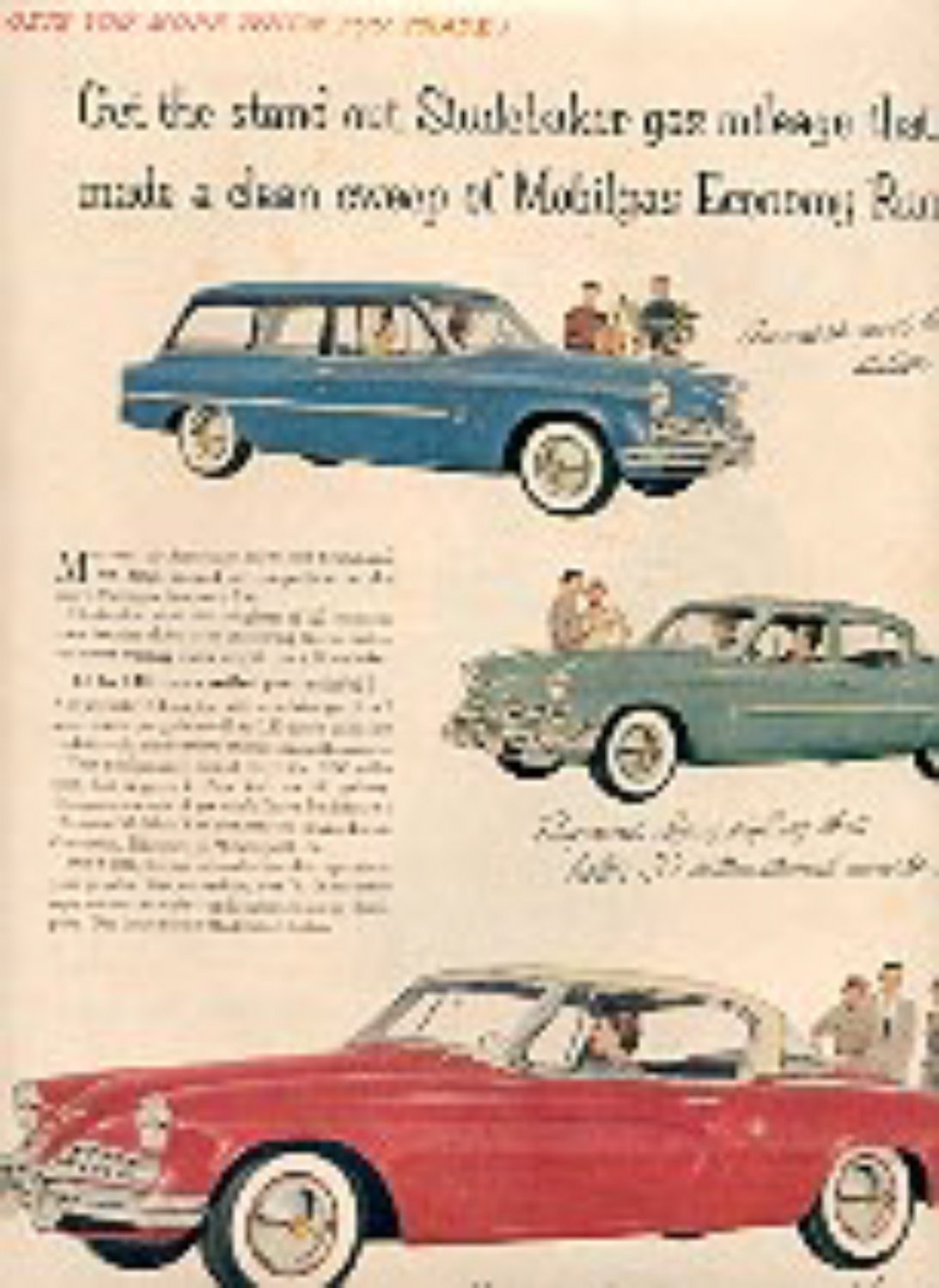 August 16, 1954  Studebaker magazine  ad (# 2786)