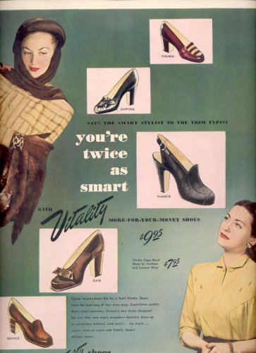 Sept. 1, 1947     Vitality Shoes-   magazine      ad  (#6443)