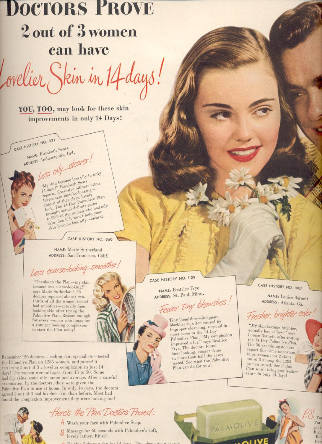 June 2, 1947 Palmolive Soap Magazine Ad (#6606)