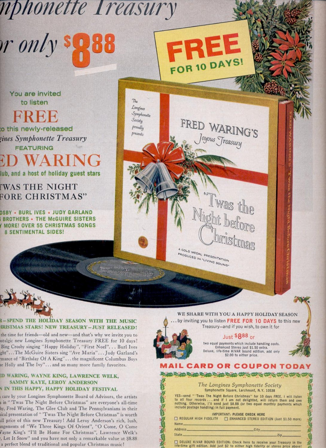 Nov. 5, 1966     The Longines Symphonette Society    magazine     ad  (#2783)