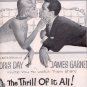 1963 "The Thrill of it All!"  w. Doris Day  movie magazine  ad (# 2498)
