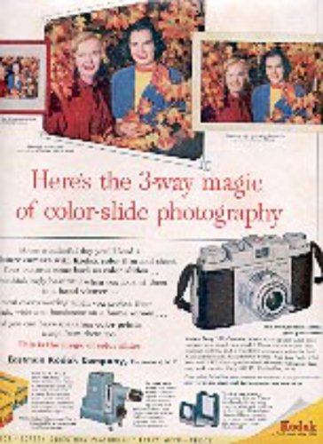 1955  Kodak  magazine ad (# 2954)