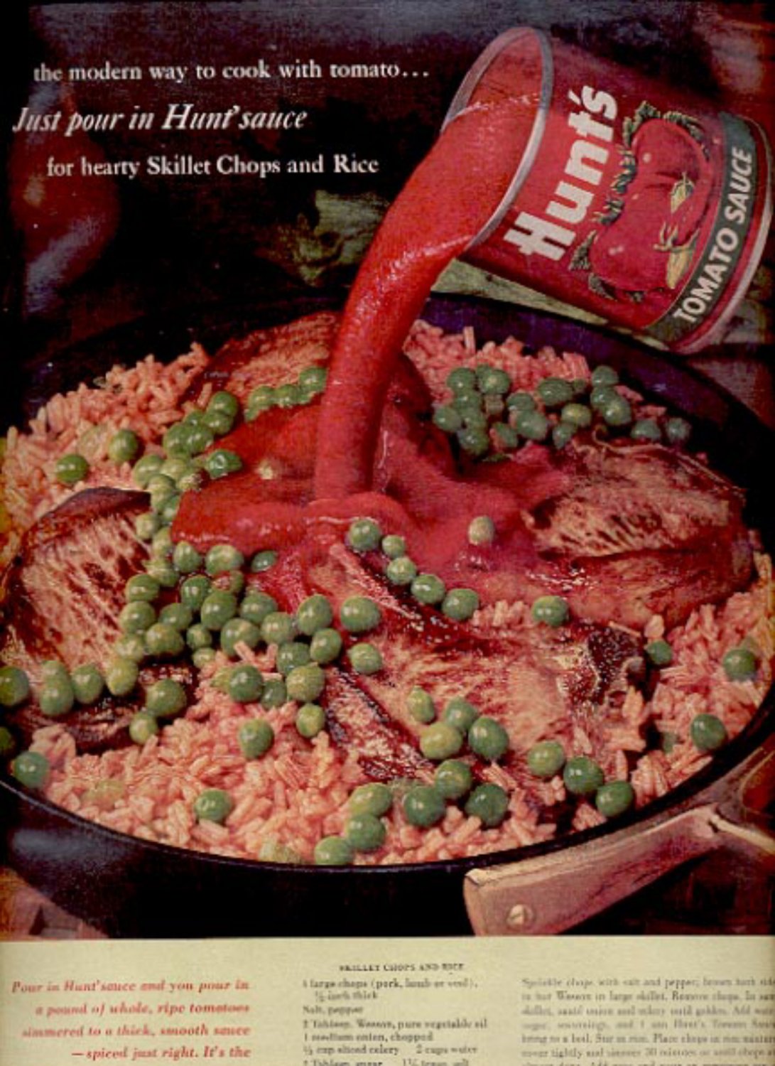 1964 Hunt's Tomato Sauce magazine ad (5652)