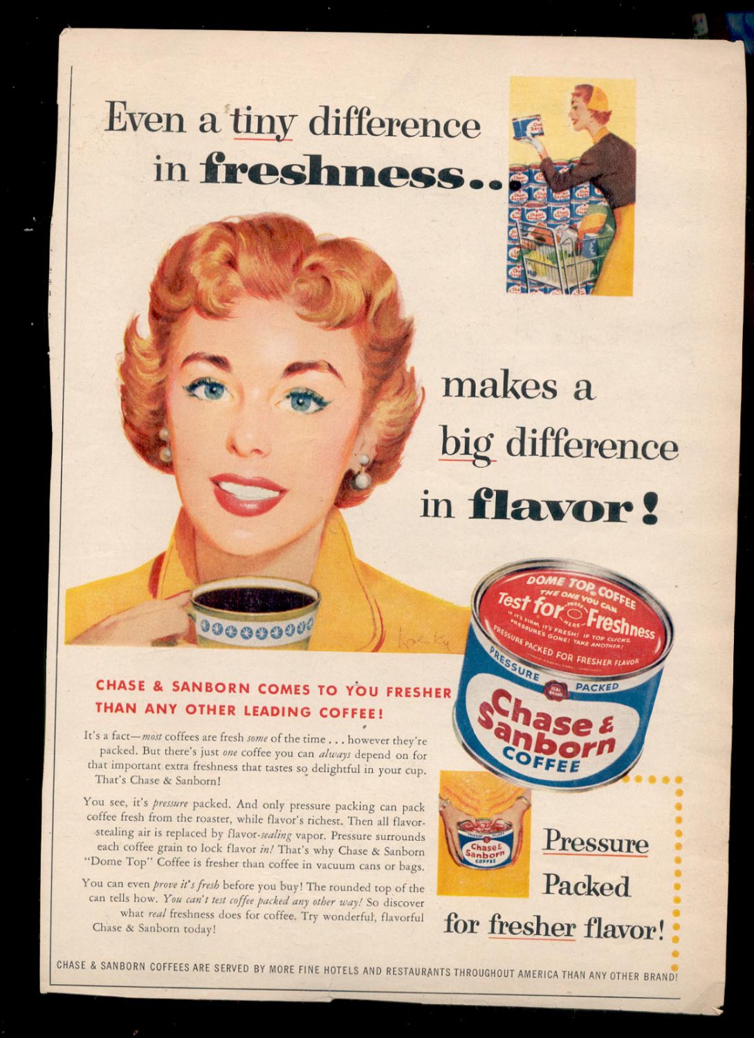 1954 Chase & Sanborn Coffee magazine ad (#26)