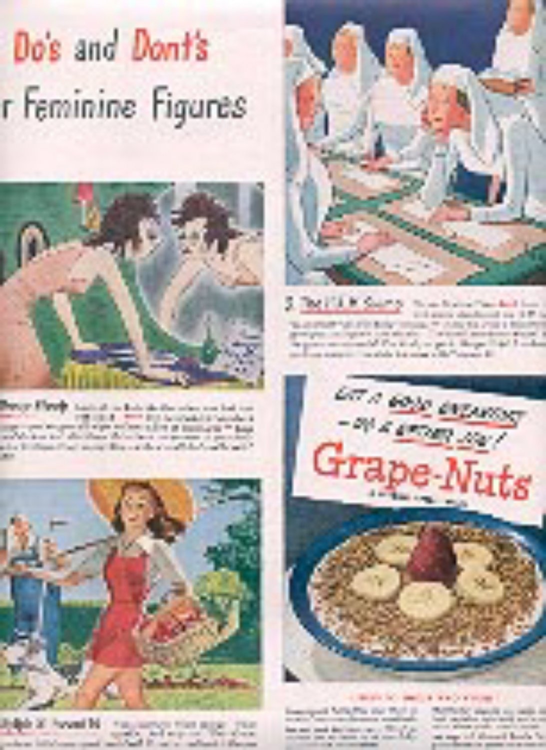 1944 Grapenuts magazine ad ( 3083)