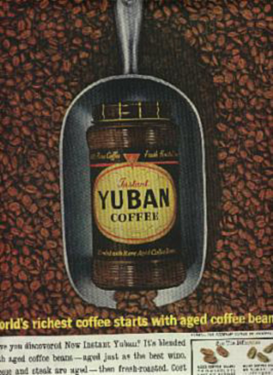 1960 Yuban Coffee magazine ad ( 538)