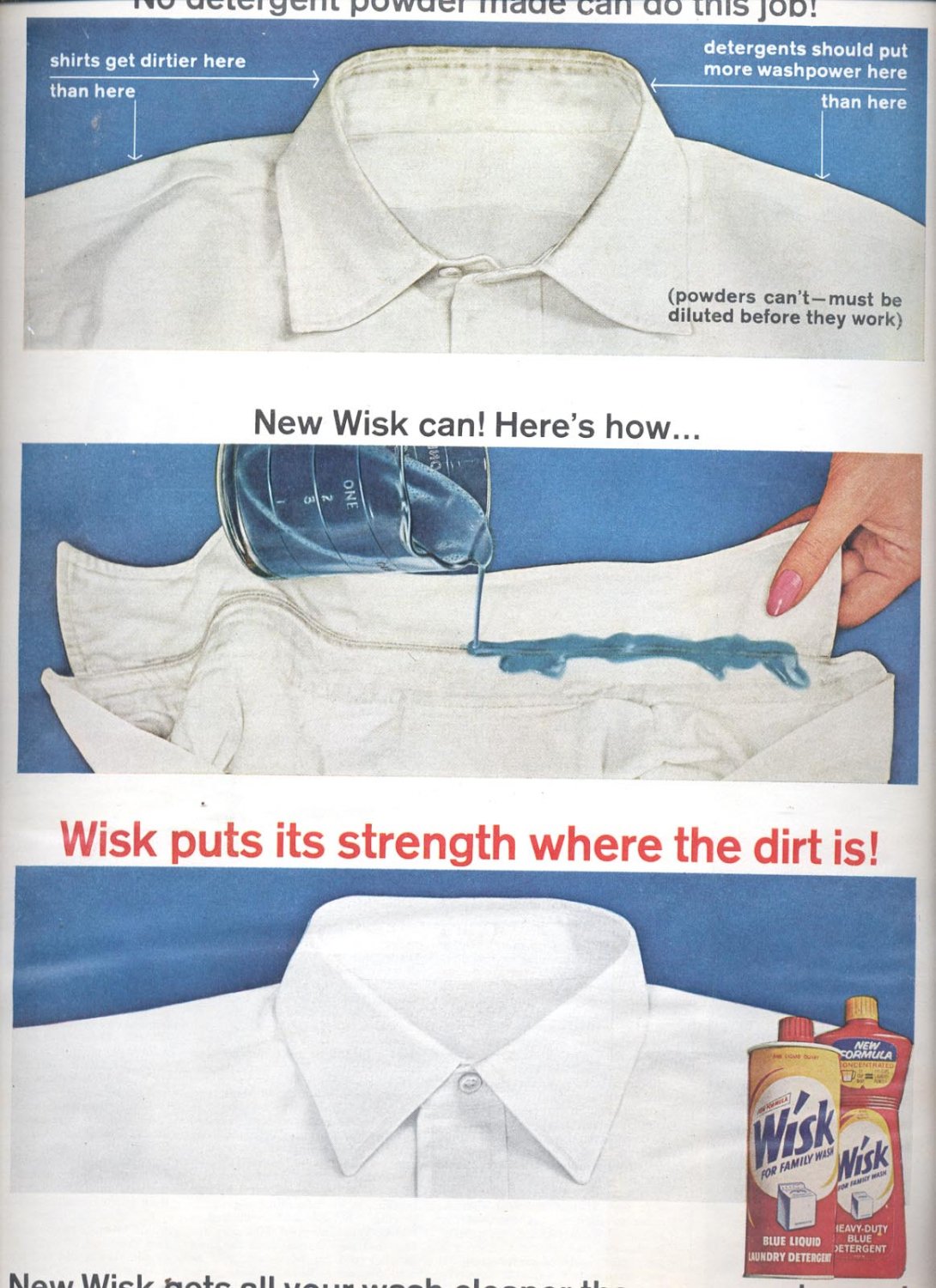 May 1963 Wisk Laundry Detergent  magazine ad (# 36)