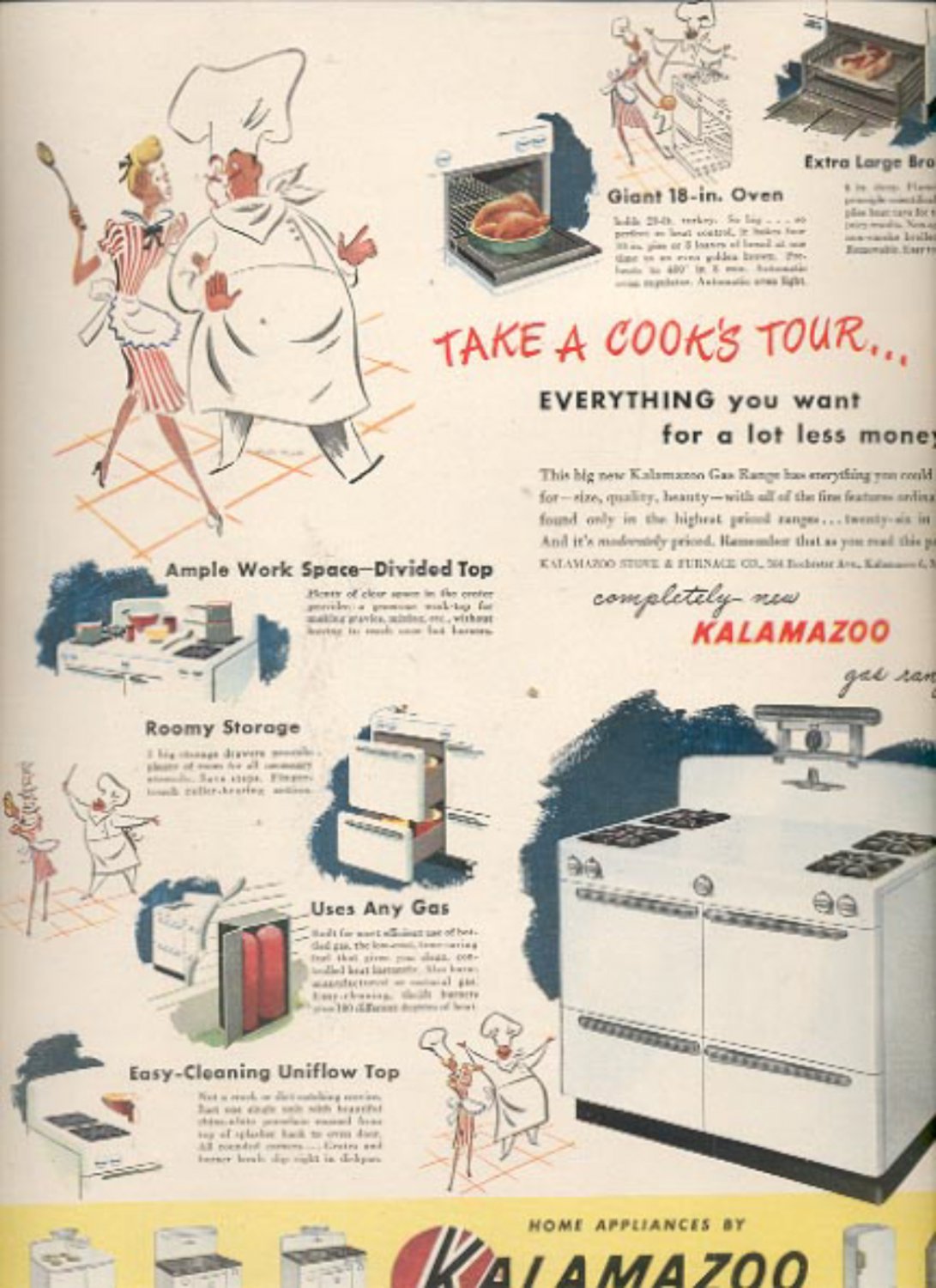 April 28, 1947 Kalamazoo home appliances   magazine     ad (#6109)
