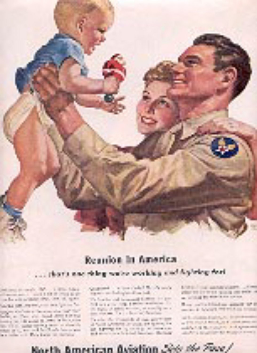 1943 North American Aviation magazine ad (# 3145)