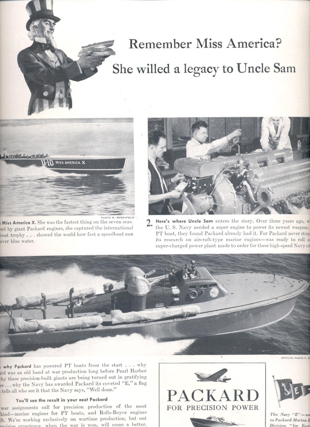 Sept. 21, 1942     Packard for precision power magazine     ad  (#3576)