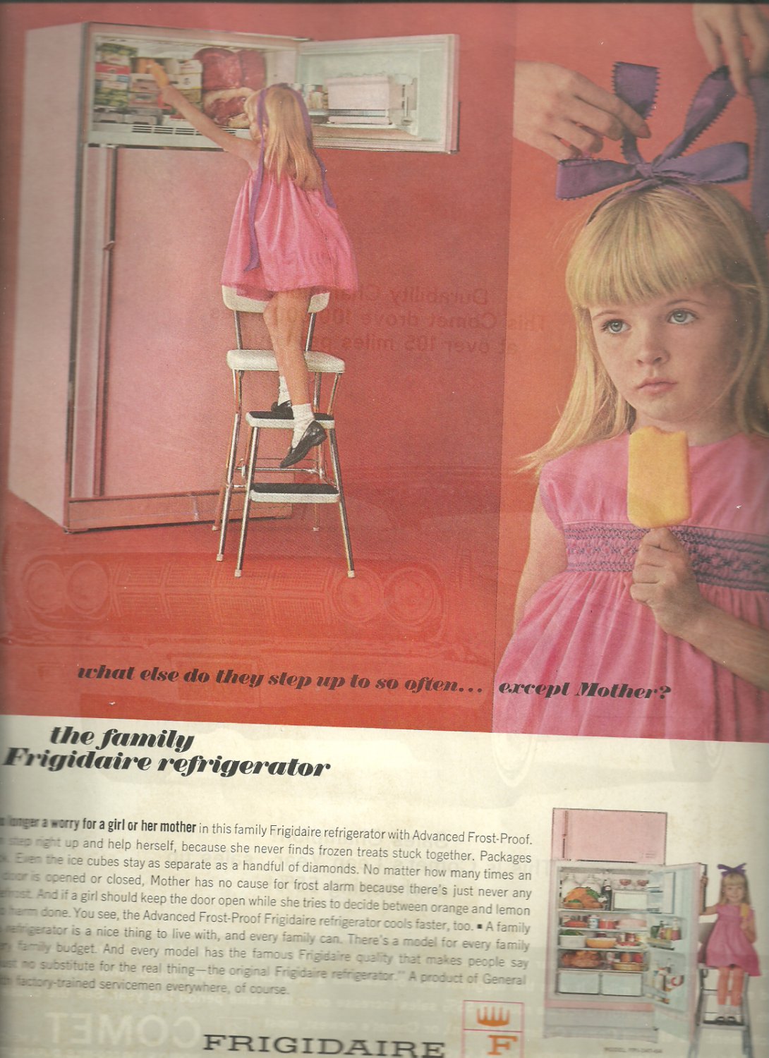 1964  Frigidaire refrigerator  magazine  ad (#4031)