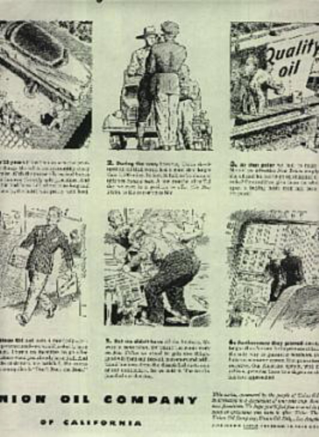 1946 Union Oil Company of California magazine ad ( # 1104)