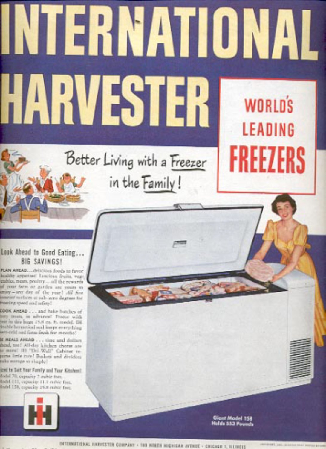 1951 International Harvester Freezer ad (4338)