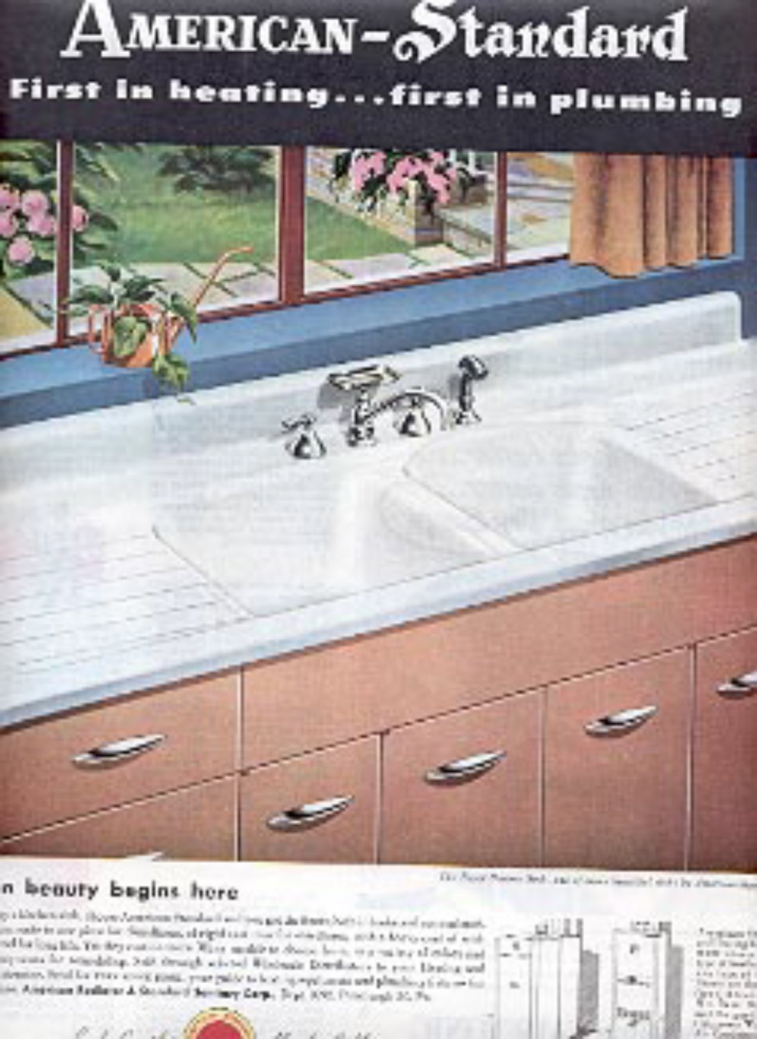 1949 American Standard Heating Plumbing magazine ad ( 1650)