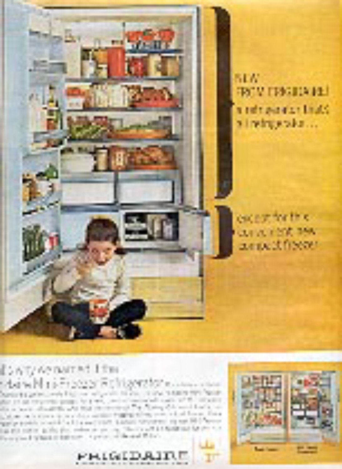 1963  Frigidaire  magazine ad ( # 3040)