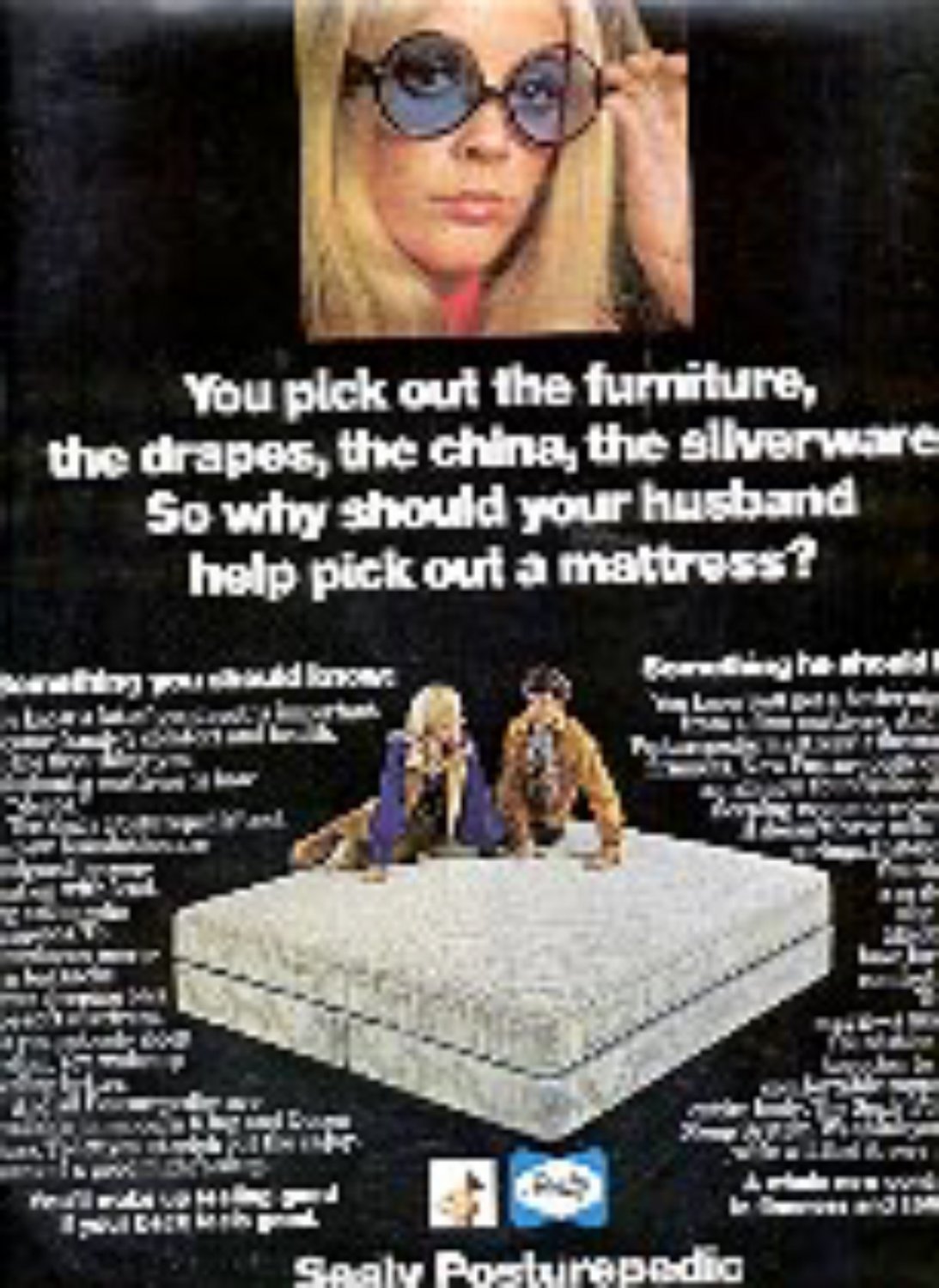 1970 Sealy Posturepedic magazine ad ( 2941)