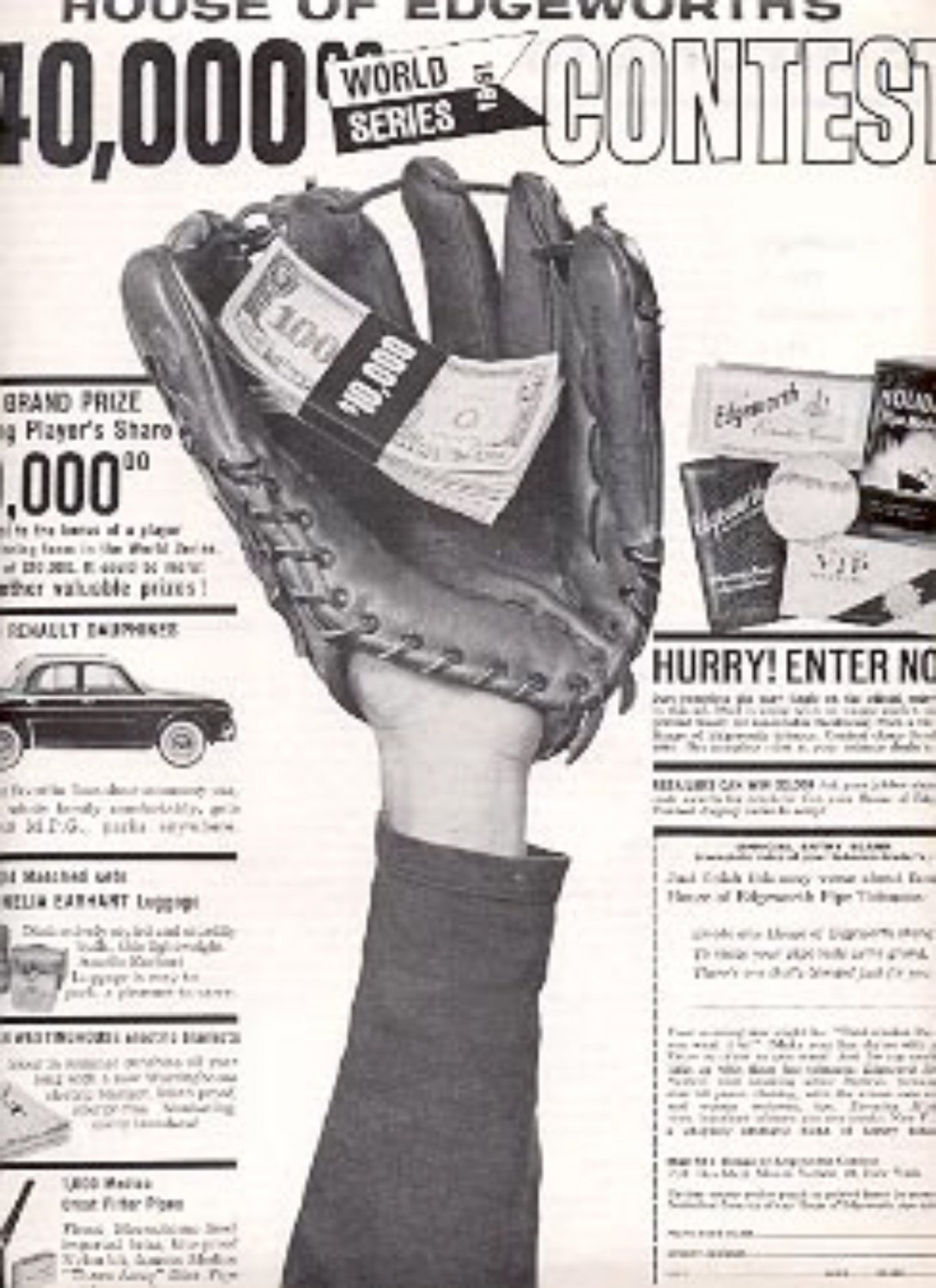 1961 House of Edgeworth Pipe Tobaccos magazine  ad (# 2529)