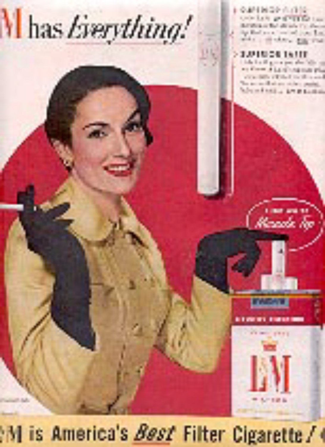 1955  L & M Filters   magazine   ad (# 3122)