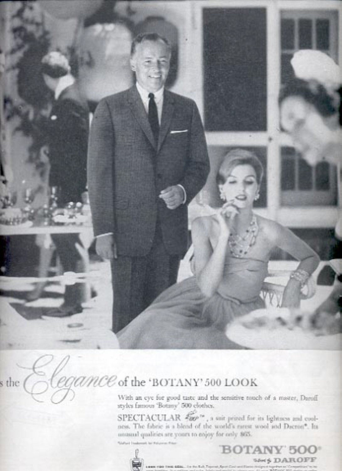 1960  Botany 500 tailored by Daroff   magazine  ad (# 5064)
