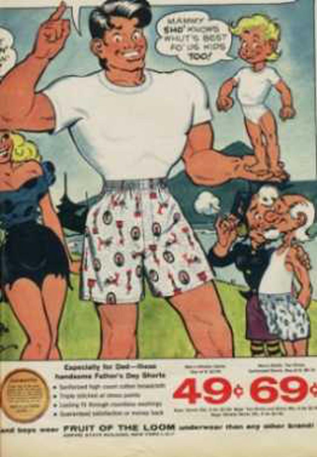 1957 Fruit of the Loom magazine ad (202)