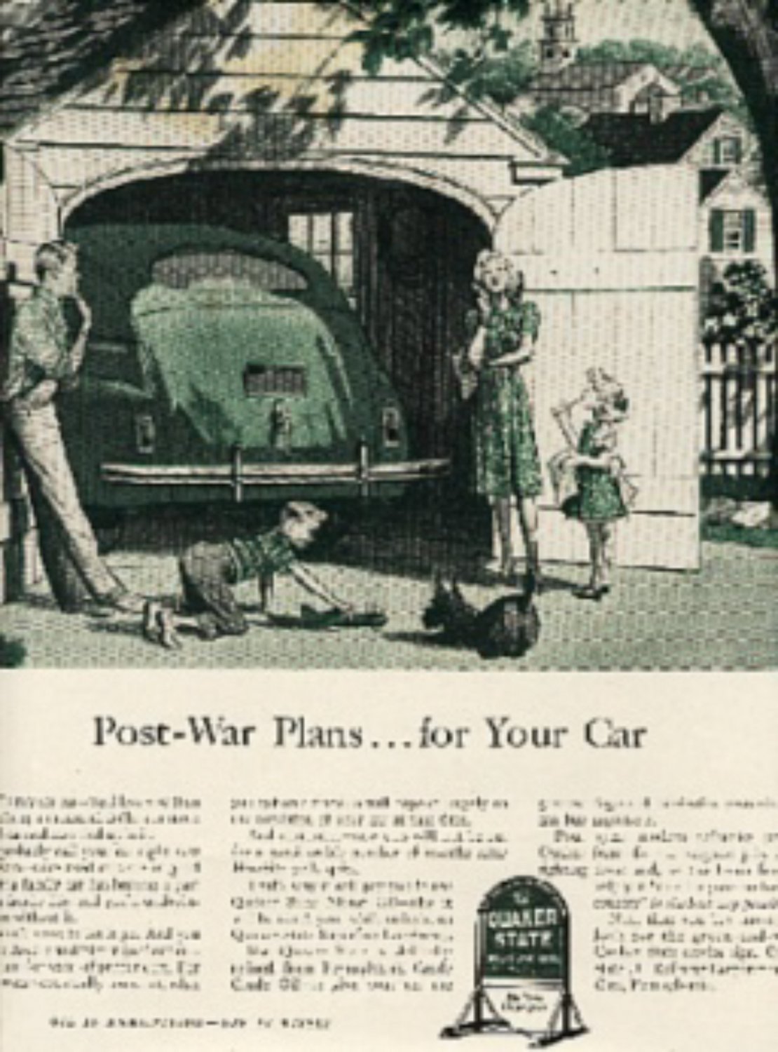 1943 Quaker State   magazine   ad (  # 905)