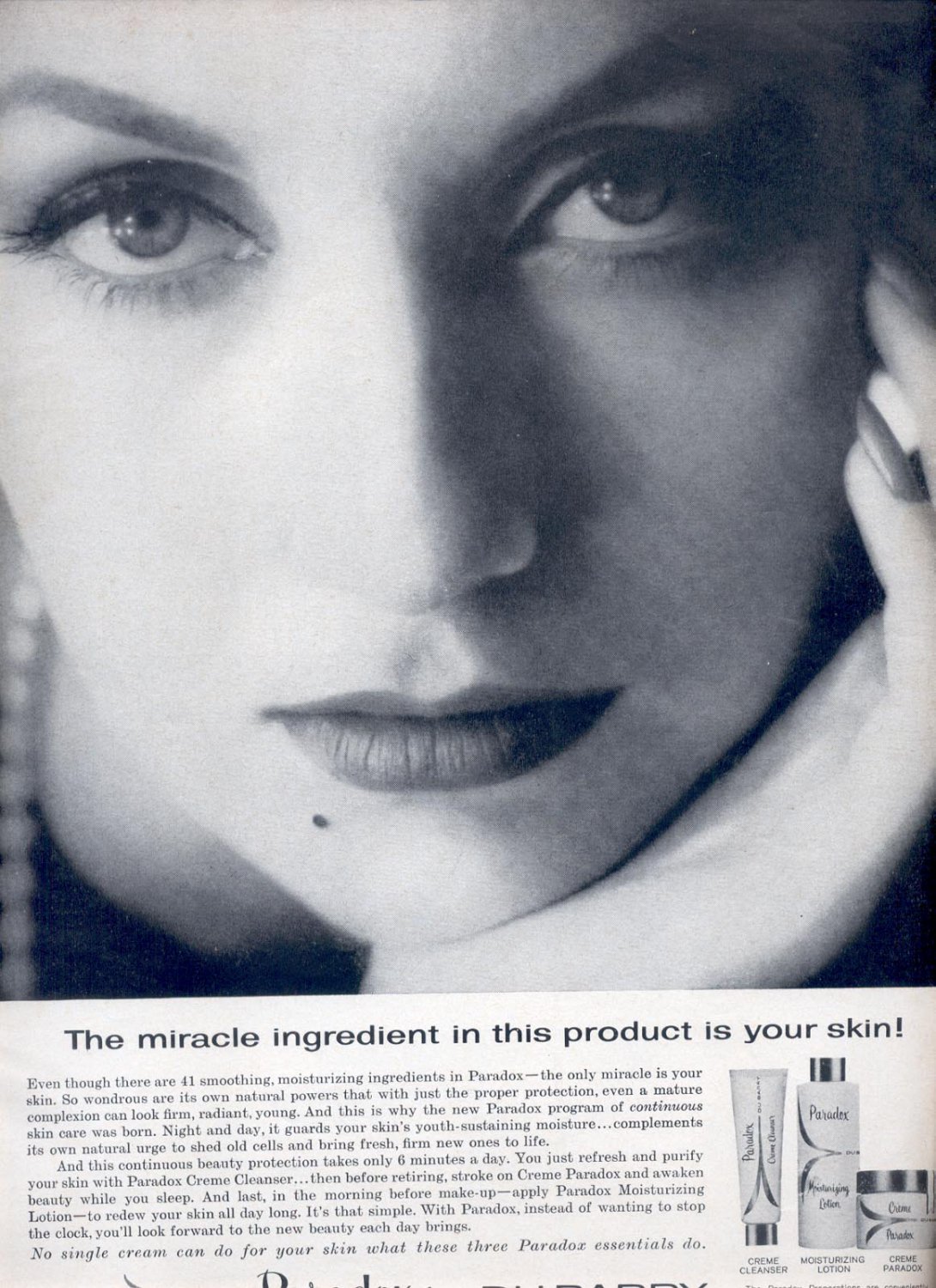 Oct. 1, 1963  Paradox by DuBarry   magazine     ad (#168)