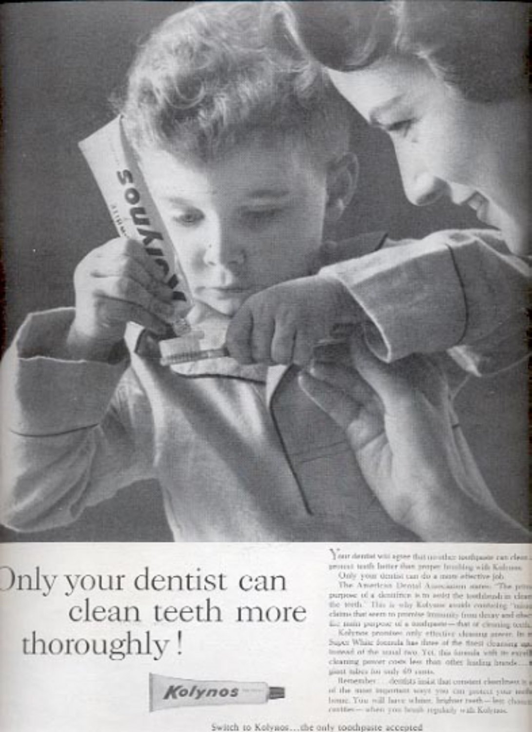 1959 Kolynos Toothpaste ad ( 4451)
