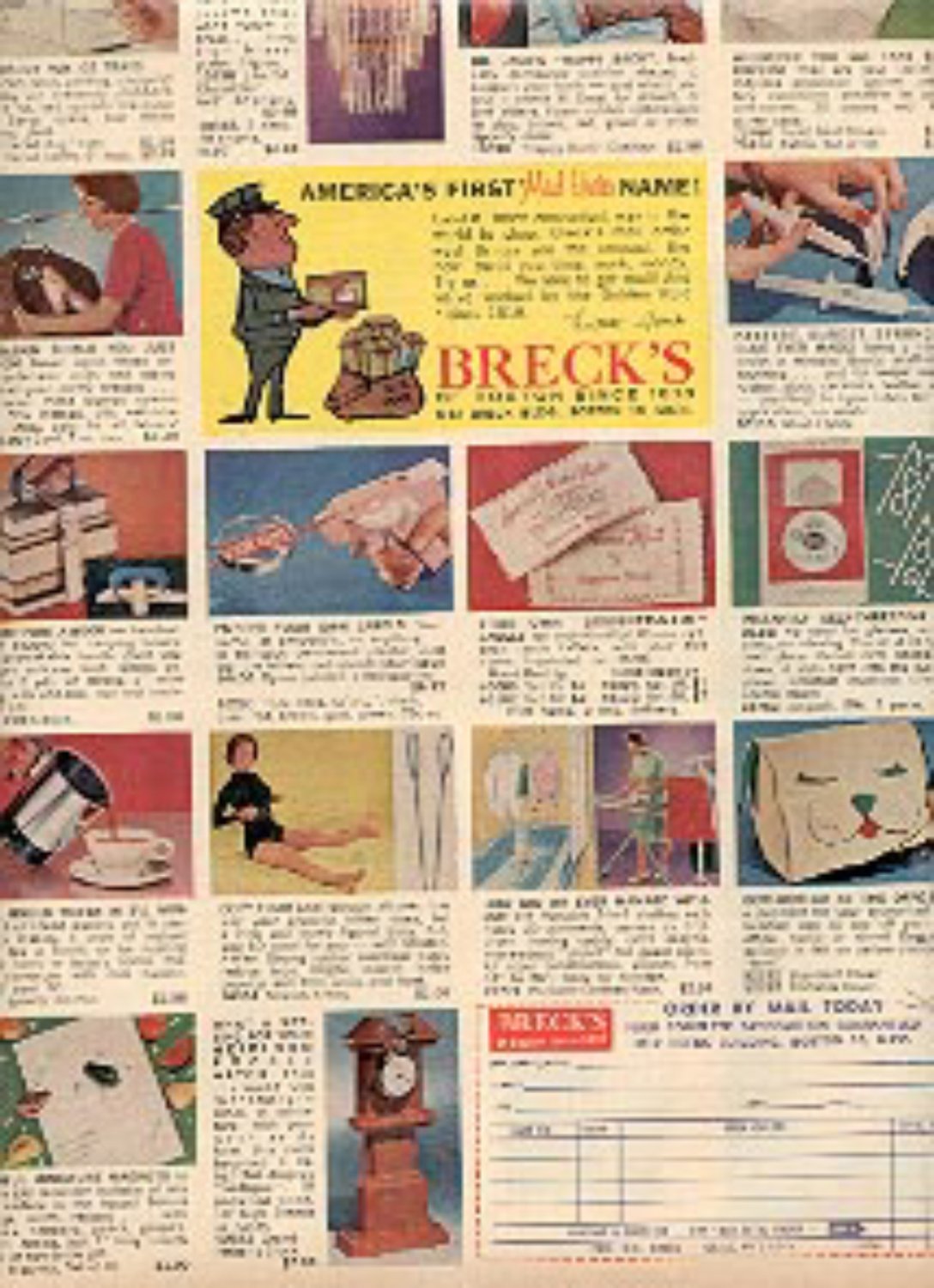 1963 Breck's of Boston magazine ad ( # 2325)