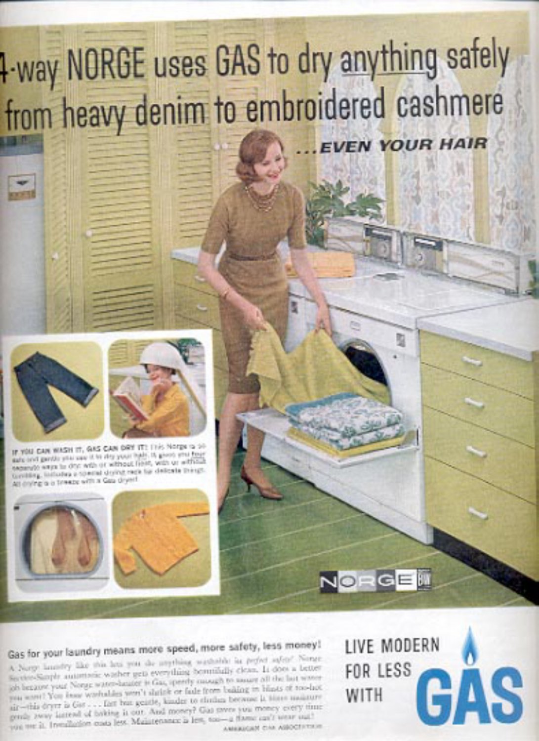 1962 American Gas Association magazine   ad (#4239)