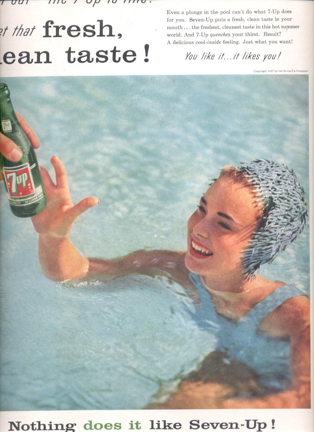 Aug. 20, 1957     Nothing does it like Seven-Up!  magazine       ad (# 3675 )