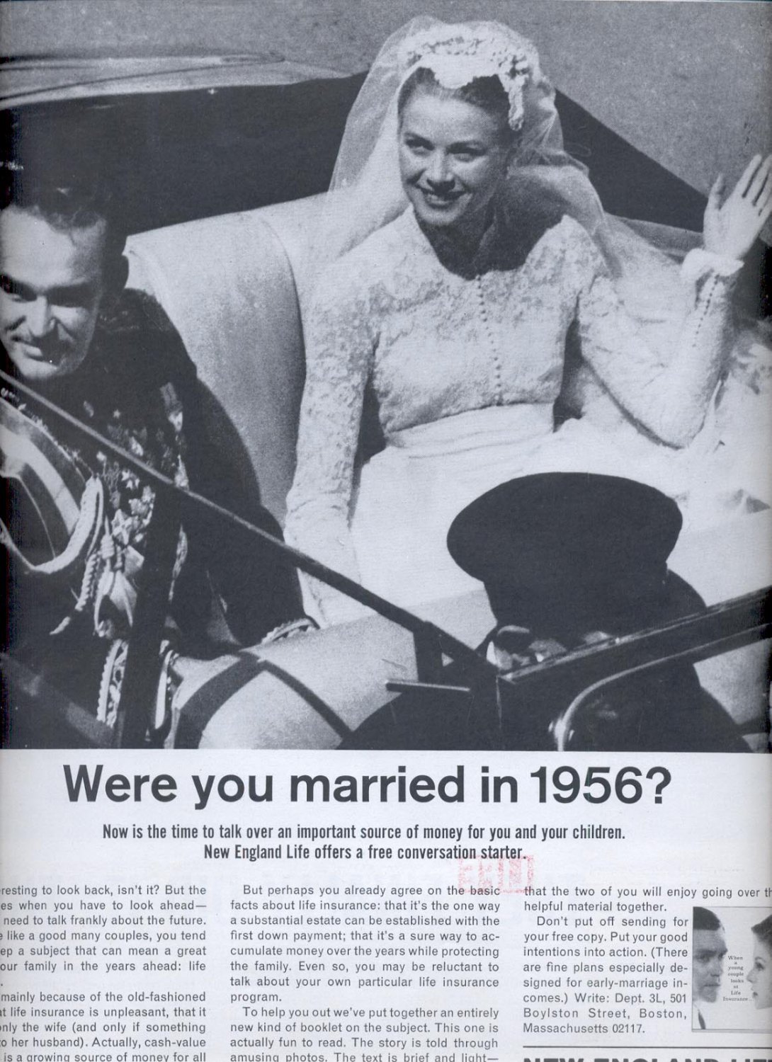 June 19, 1964    New England life Insurance Company magazine  -   ad (# 3867)