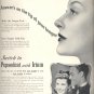 Jan. 20, 1941  Pepsodent Tooth Paste magazine  ad (# 3944)