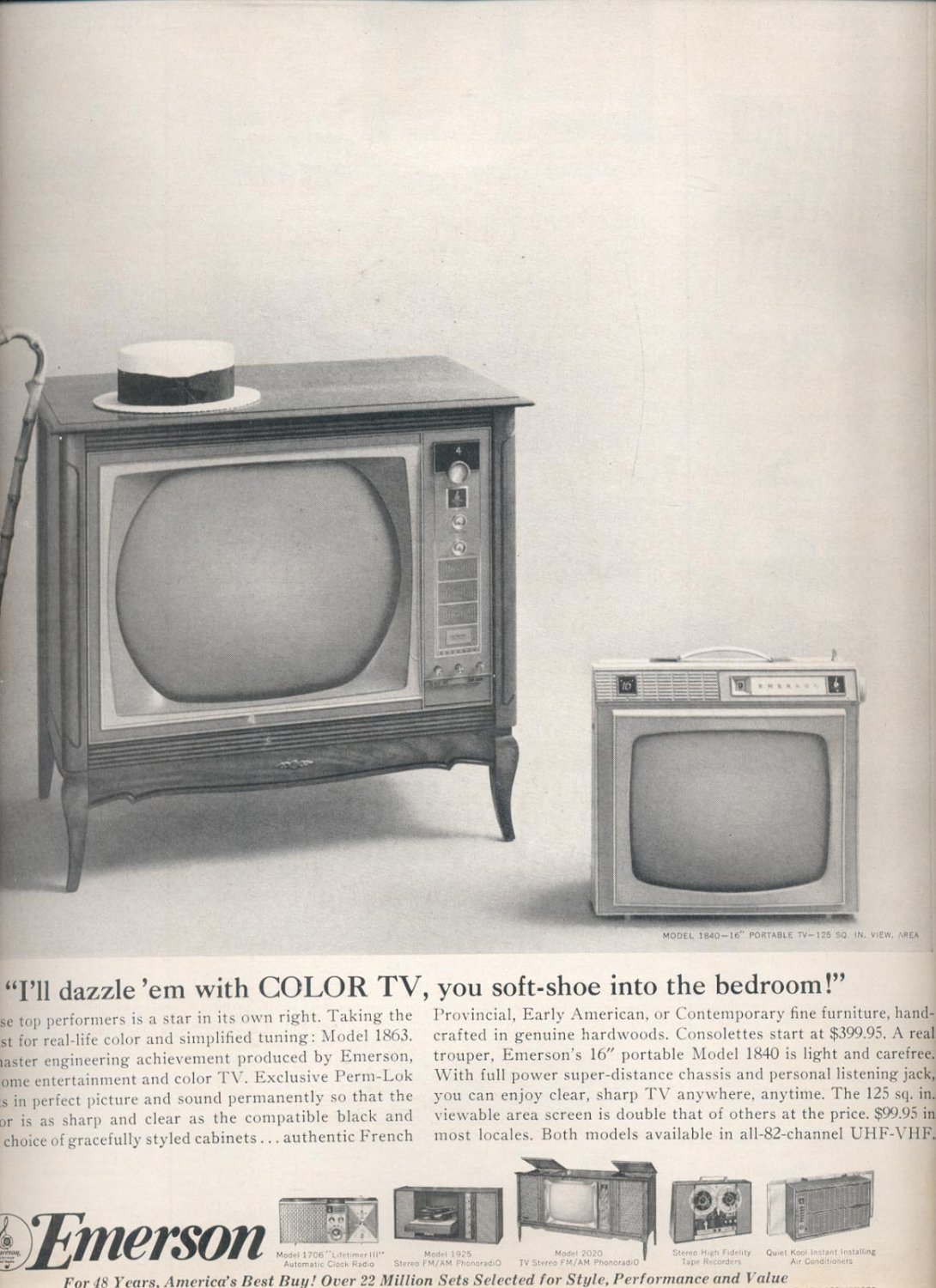 April 21, 1964 Emerson TV magazine ad (# 3979)