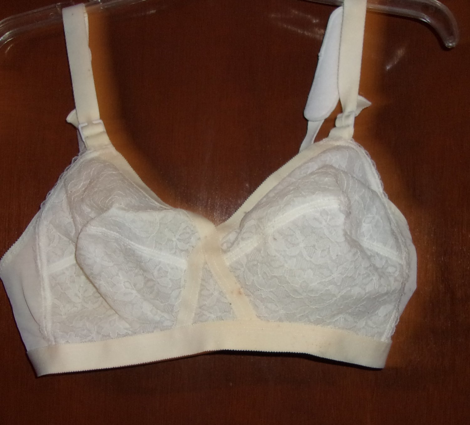 Off WHite soft cup bra- Size 40B