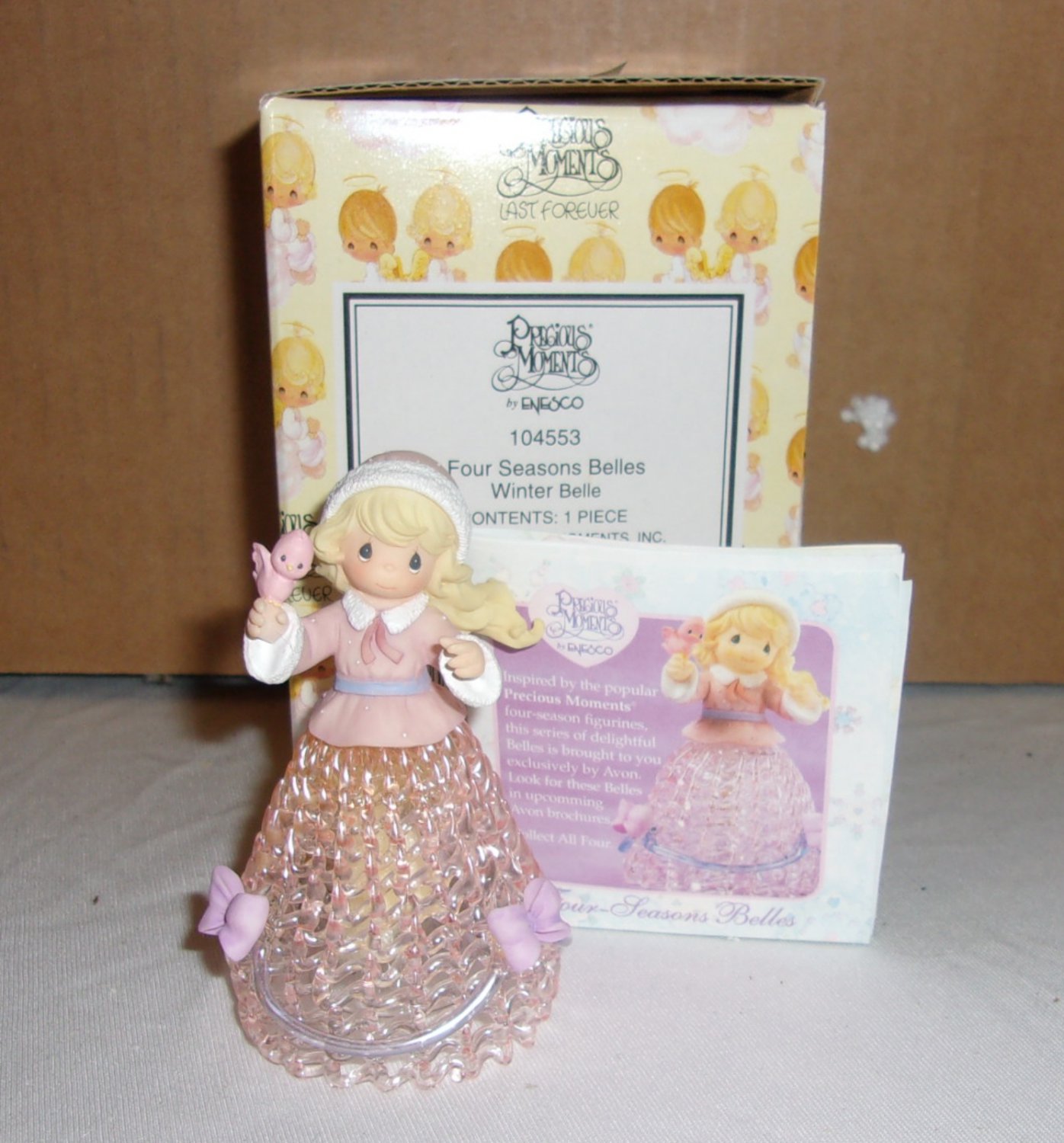 Precious Moments- Four Seasons Belles- Winter Belle -NIB
