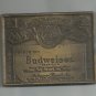 Budweiser Lager Beer    belt buckle- vintage