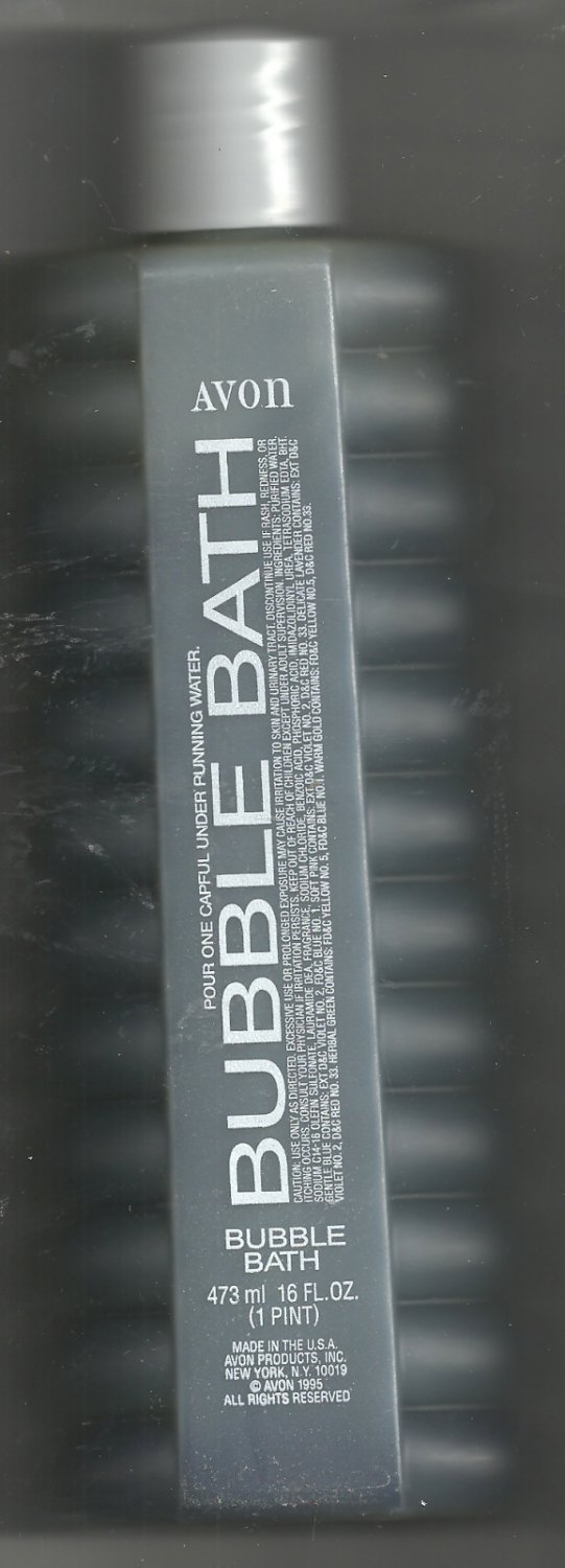 Avon Lavender Bubble Bath 16 fl. oz. Vintage