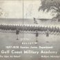 Gulf Coast Military Academy Bulletin Junior Department 1957-1958 Session (damaged)