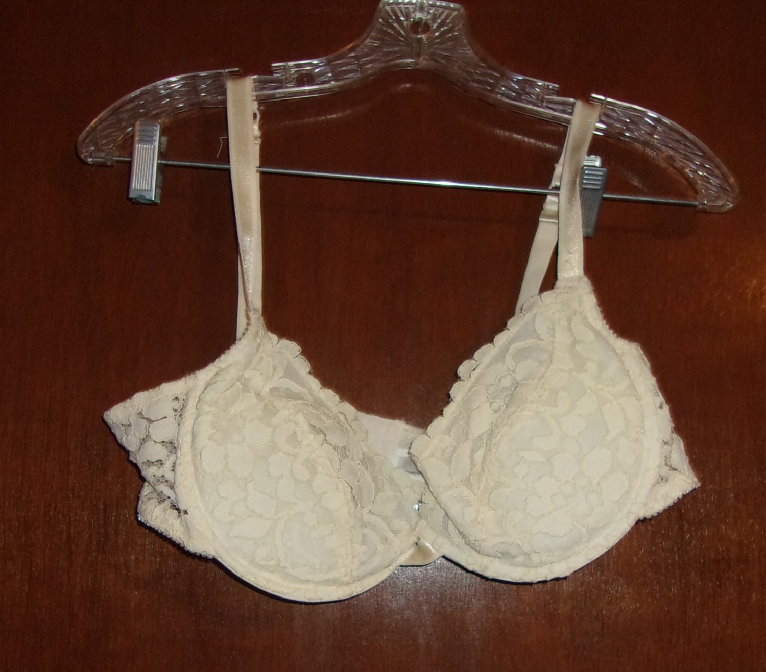 Creme Woman Within Padded Underwire Bra- Size 44B