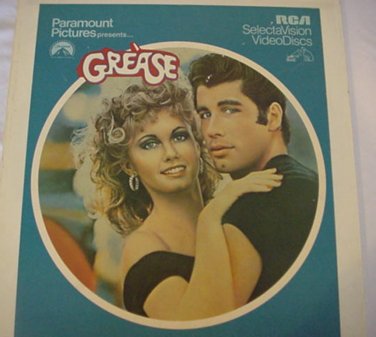 Grease Presented by Paramount Pictures- RCA SelectaVision Video Discs