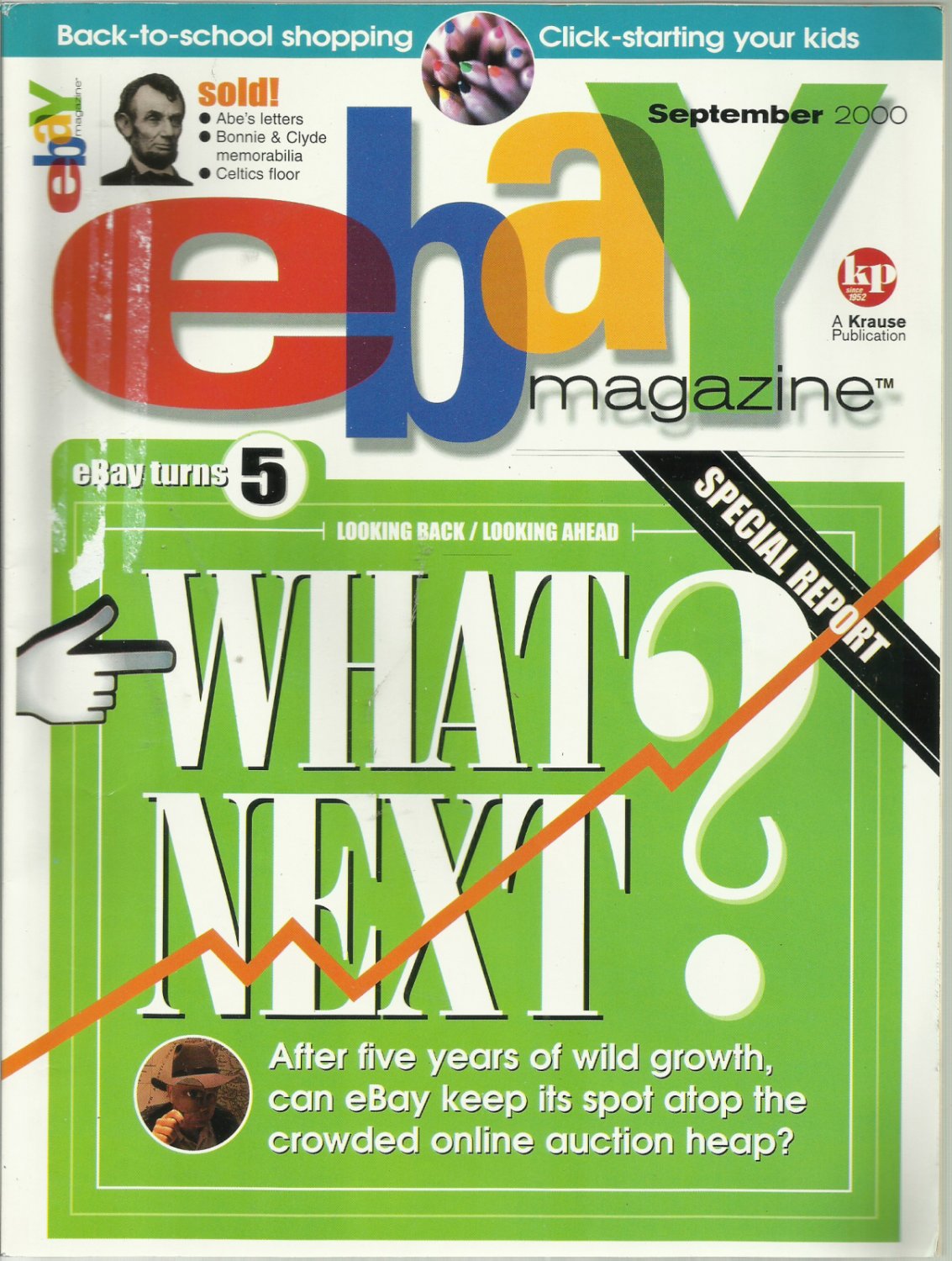 Ebay Magazine- September 2000- Ebay Turns 5