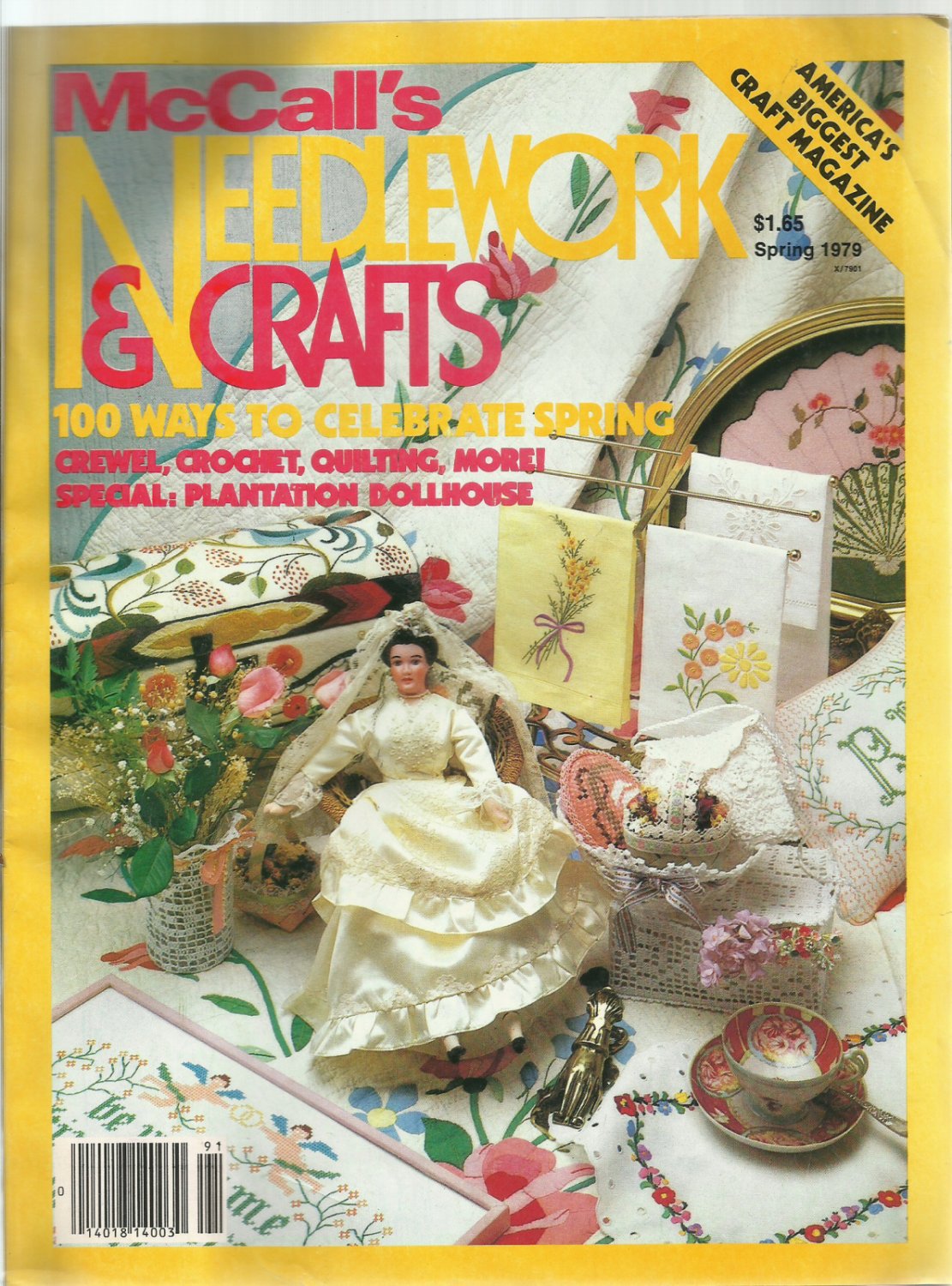 McCalls Needlework & Crafts Spring 1979 celebrate spring