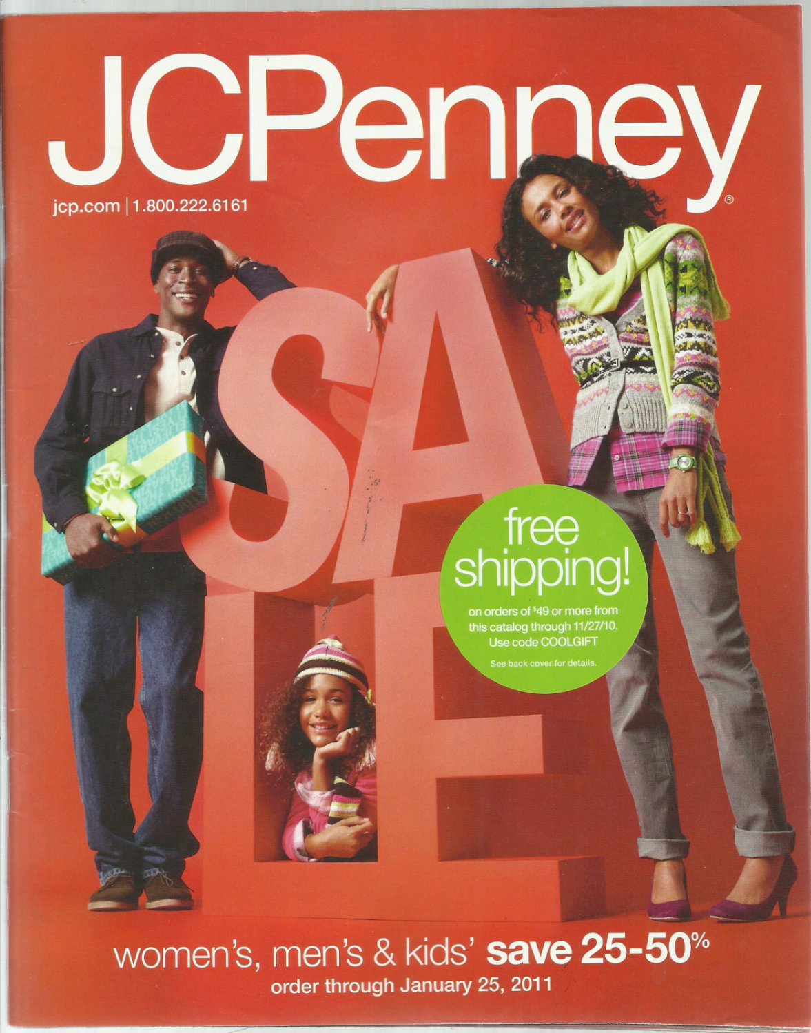 J C Penney women's , men's and kids' catalog. 2010- Jan. 25, 2011