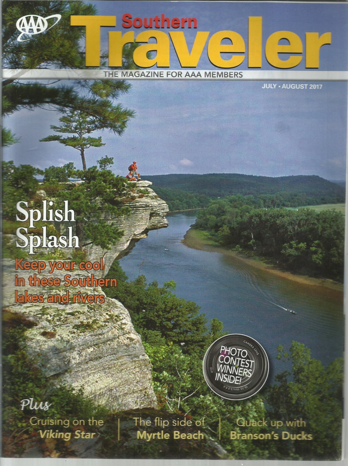 Southern Traveler magazine- July August 2017- Splish Splash