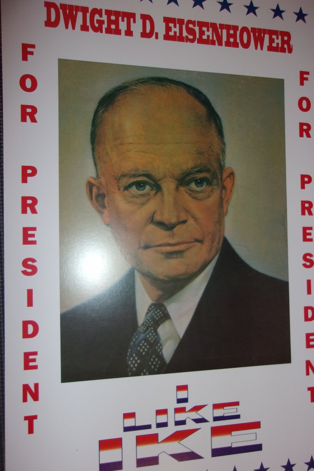 Dwight D. Eisenhower for President I LIKE IKE reproduction poster14x22 ...