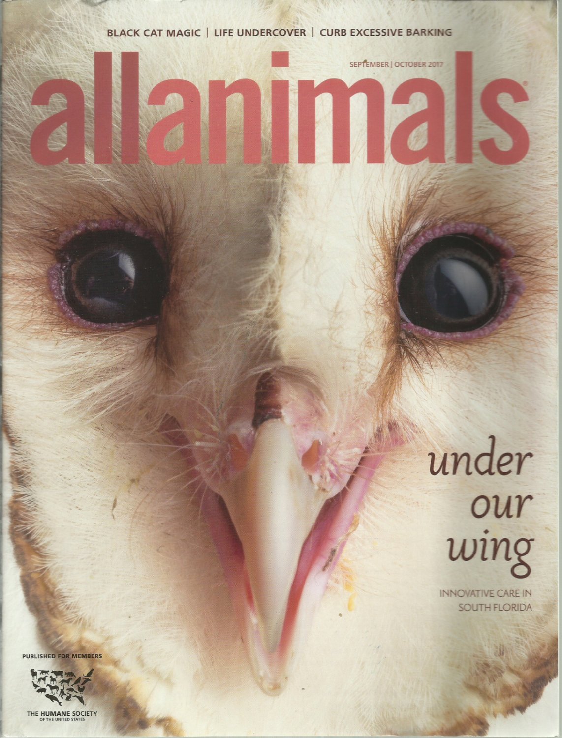 All Animals -(The Humane Society magazine) September/ October 2017