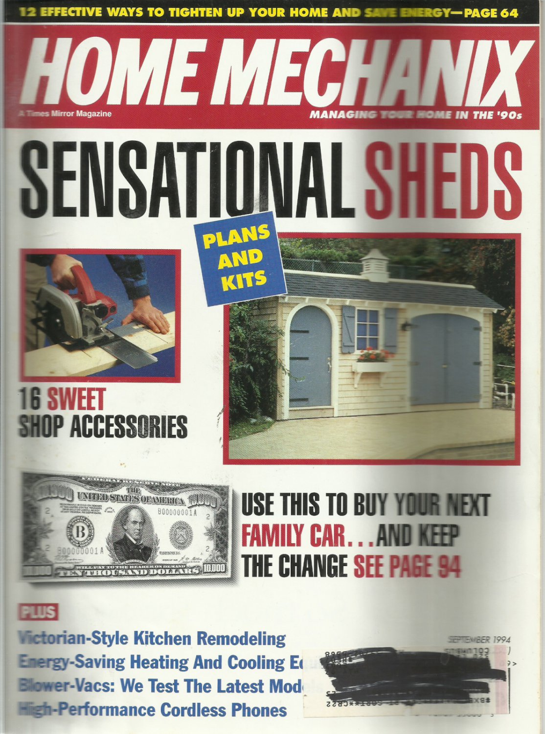 Home Mechanix magazine- Managing your home in the '90s- September 1994