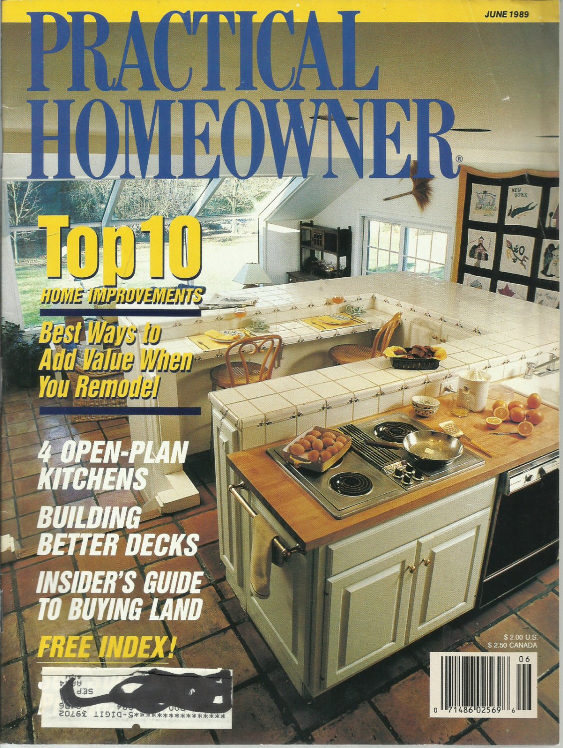 Practical Homeowner magazine-June 1989- Best ways to add value when you remodel