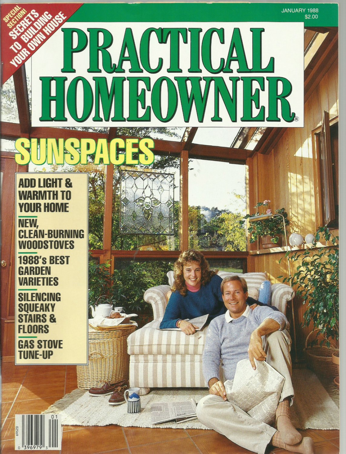 Practical Homeowner magazine- January 1988- Sunspaces