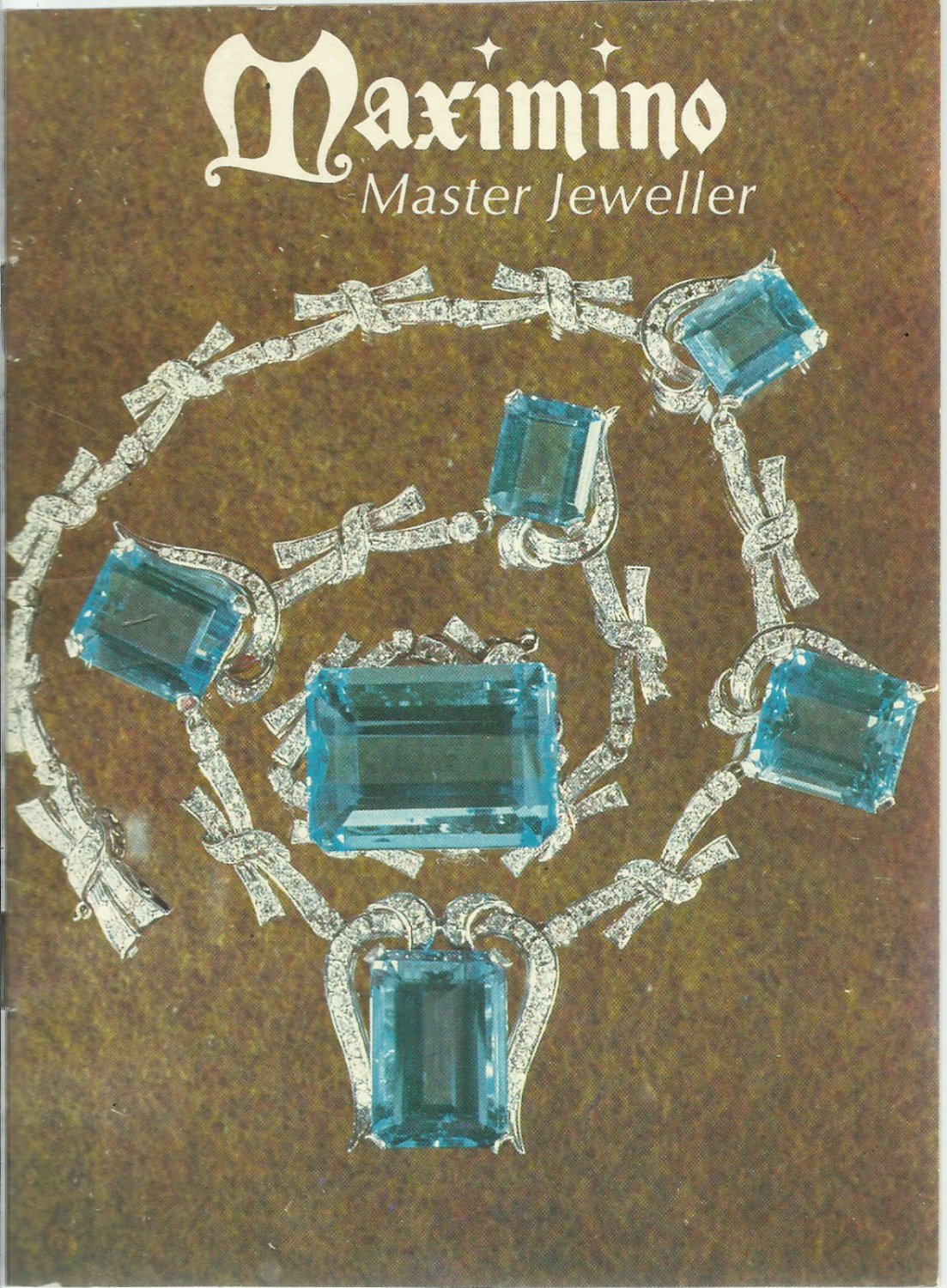 Maximino Master Jeweller - Rio Brazil brochure